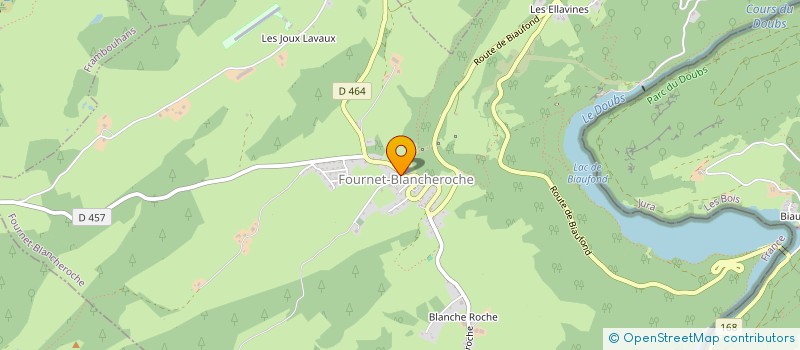 localisation de l'entreprise OCE  FOURNET-BLANCHEROCHE