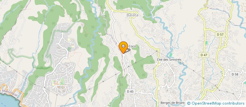 localisation de l'entreprise OCE CARAIBES-ORIGINES,CULTURE & EDUCATION CARAIBES  FORT-DE-FRANCE