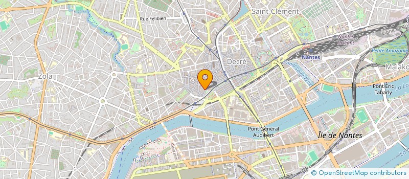 localisation de l'entreprise OCE'ENCRE à NANTES