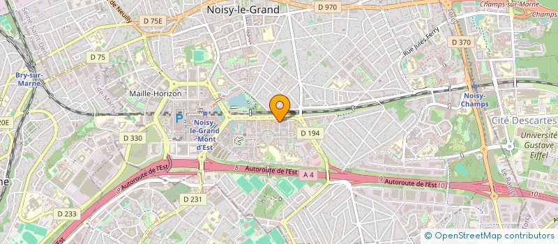 localisation de l'entreprise OCE NEDERLAND B V à NOISY-LE-GRAND