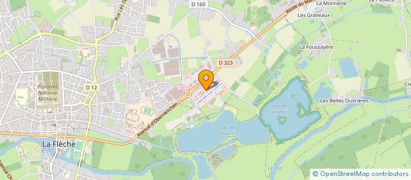 localisation de l'entreprise OCEA  LA FLECHE