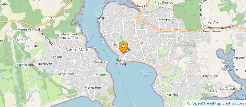 localisation de l'entreprise OCEA à BENODET