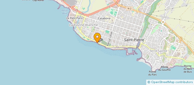localisation de l'entreprise OCEA à SAINT-PIERRE