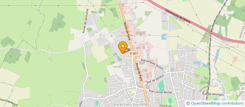 localisation de l'entreprise OCEA  VARENNES-VAUZELLES