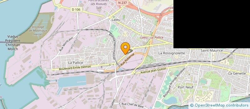 localisation de l'entreprise OCEA CENTER à LA ROCHELLE