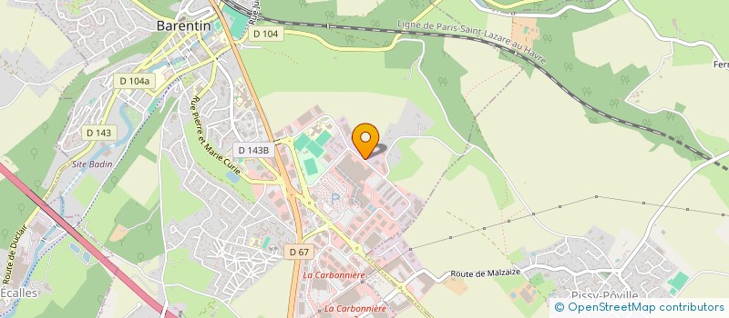 localisation de l'entreprise OCEABEL' à BARENTIN