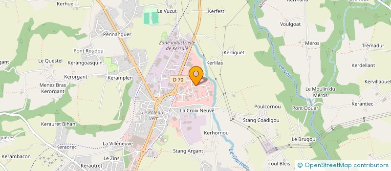 localisation de l'entreprise OCEADE BRETAGNE  CONCARNEAU