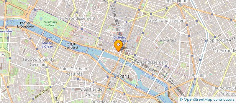 localisation de l'entreprise OCEADE S A à PARIS