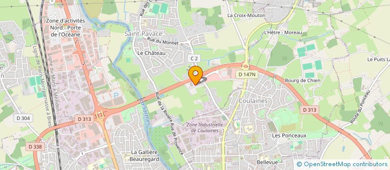 localisation de l'entreprise OCEADES LM  SARGE-LES-LE-MANS