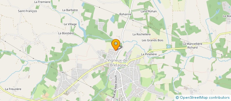 localisation de l'entreprise OCEALE à VIGNEUX-DE-BRETAGNE