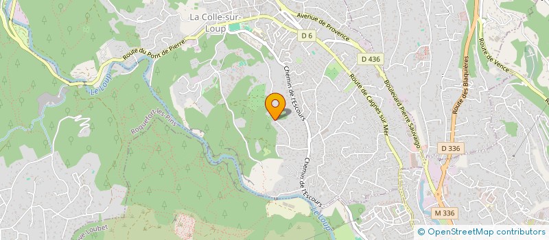 localisation de l'entreprise OCEALE  LA COLLE-SUR-LOUP