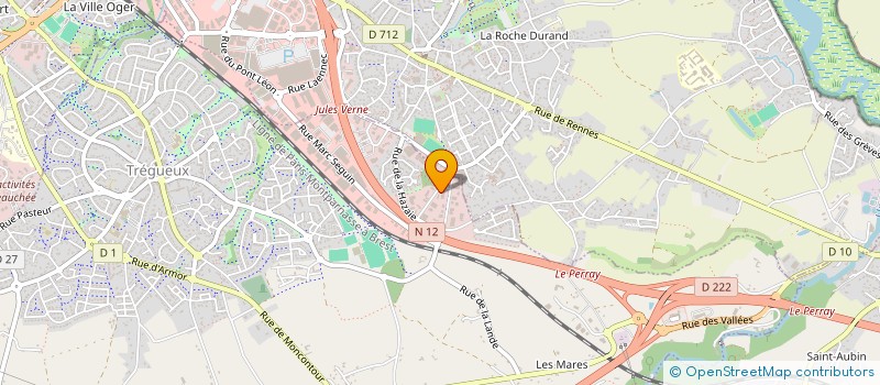 localisation de l'entreprise OCEALIZEN  TREGUEUX