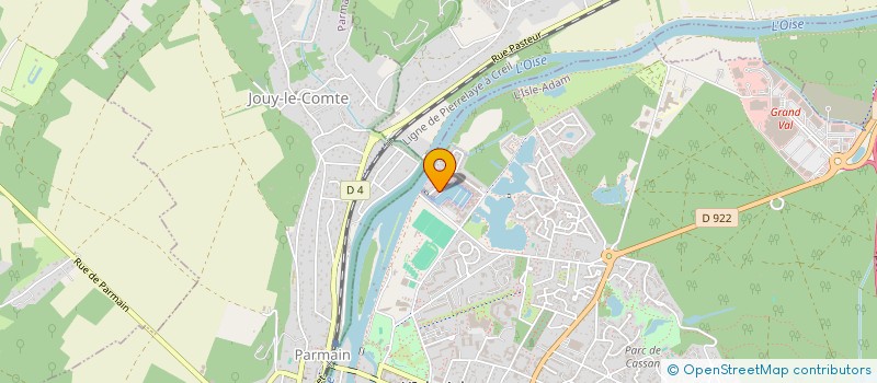 localisation de l'entreprise OCEAMAEL  L'ISLE-ADAM