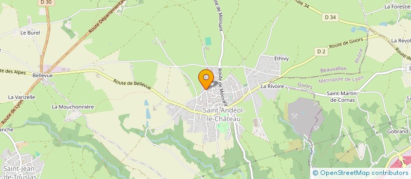 localisation de l'entreprise OCEAMS  ECHALAS