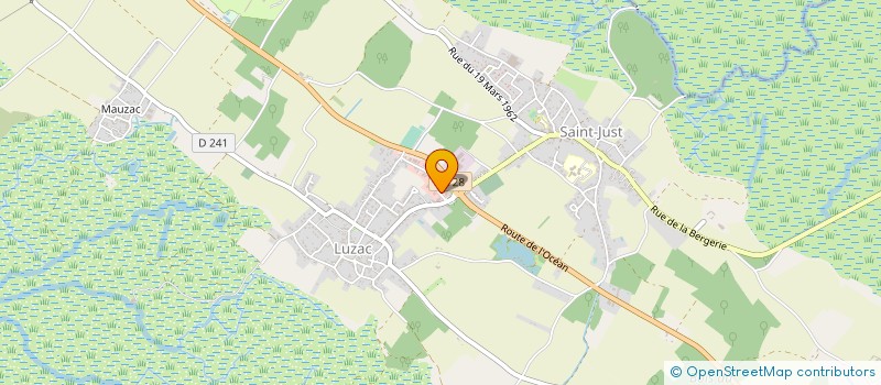 localisation de l'entreprise OCEAN 17 GAUTIER  SAINT-JUST-LUZAC