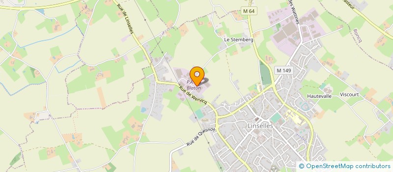 localisation de l'entreprise OCEAN 3  LINSELLES