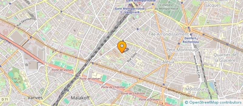 localisation de l'entreprise OCEAN à PARIS