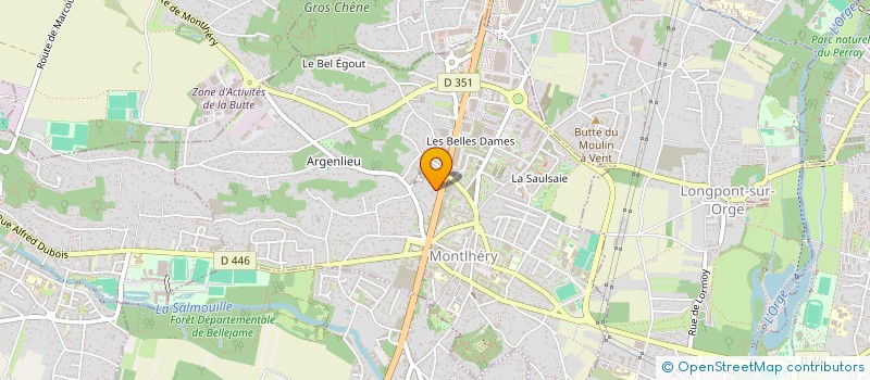 localisation de l'entreprise OCEAN  MONTLHERY