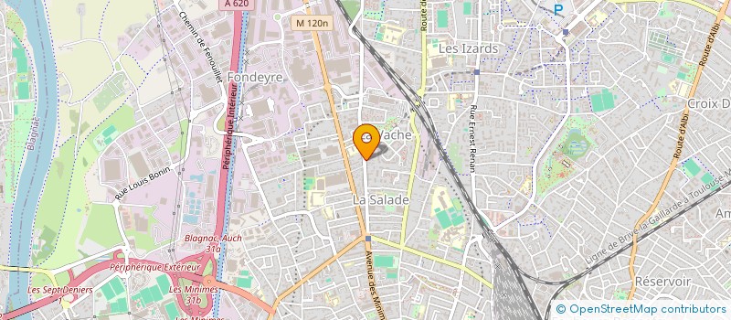 localisation de l'entreprise OCEAN à TOULOUSE
