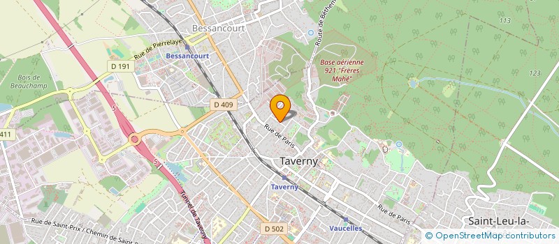 localisation de l'entreprise OCEAN 64  TAVERNY