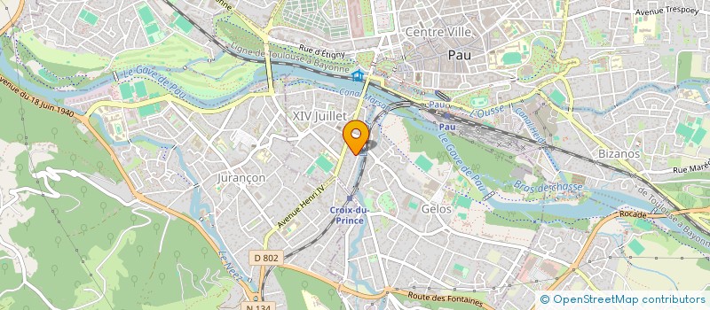 localisation de l'entreprise OCEAN 64 à PAU