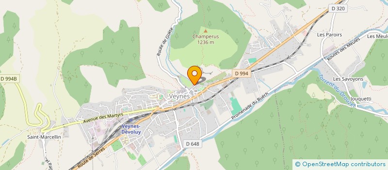 localisation de l'entreprise OCEAN 70  VEYNES