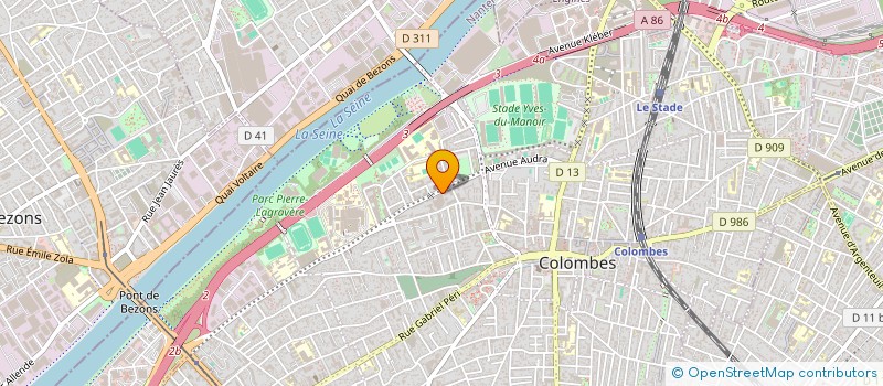 localisation de l'entreprise OCEAN  COLOMBES
