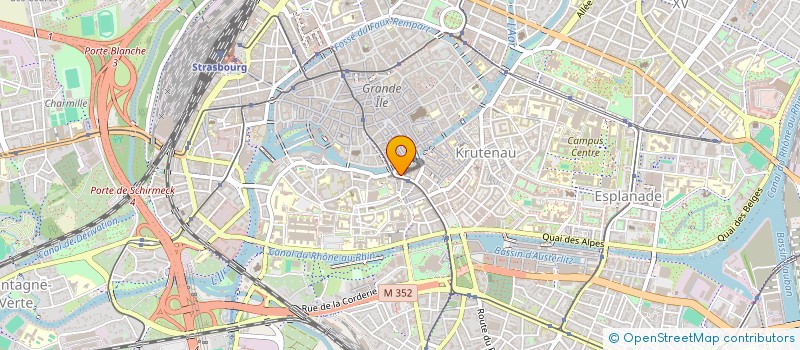 localisation de l'entreprise OCEAN à STRASBOURG