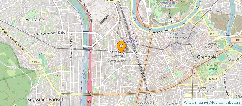 localisation de l'entreprise OCEAN  GRENOBLE