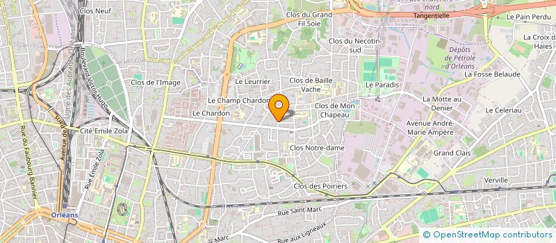 localisation de l'entreprise OCEAN à ORLEANS