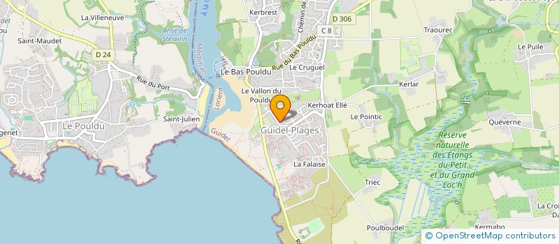 localisation de l'entreprise OCEAN ART GRAFIK  GUIDEL