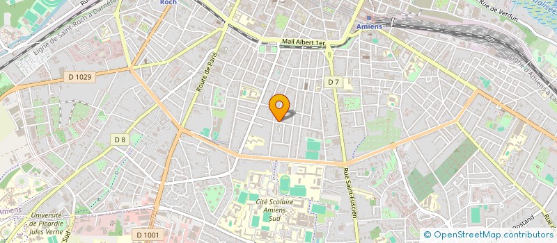 localisation de l'entreprise OCEAN BLEU  AMIENS