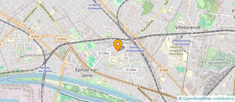 localisation de l'entreprise OCEAN BLEU à EPINAY-SUR-SEINE
