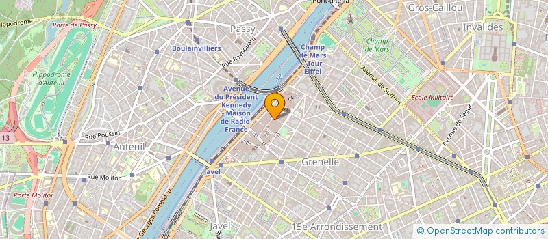 localisation de l'entreprise OCEAN BLEU F&C  PARIS