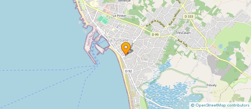 localisation de l'entreprise OCEAN BLUES & CO  LA TURBALLE