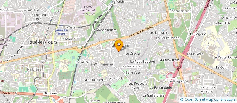 localisation de l'entreprise OCEAN CAMPING à JOUE-LES-TOURS
