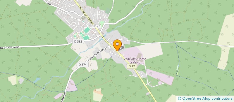 localisation de l'entreprise OCEAN CARRELAGE  LINXE