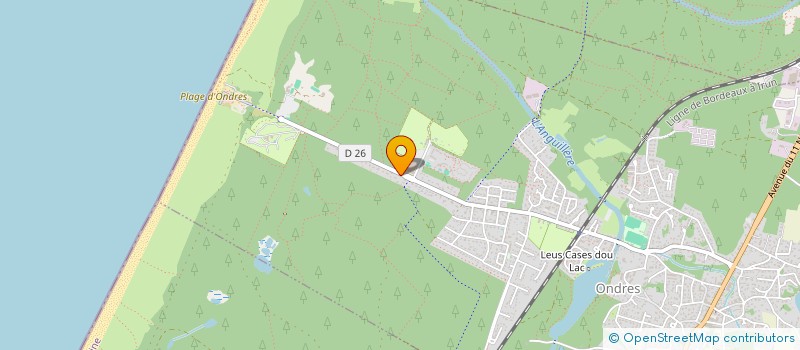 localisation de l'entreprise OCEAN COMPAGNIE  ONDRES