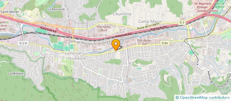 localisation de l'entreprise OCEAN CONTINENTAL TRADING  LA PENNE-SUR-HUVEAUNE