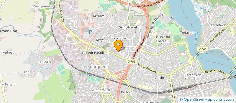 localisation de l'entreprise OCEAN DATA SYSTEM à LORIENT