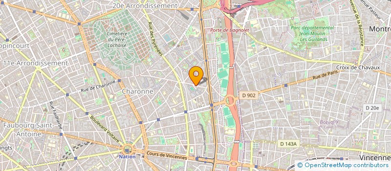 localisation de l'entreprise OCEAN DE CHINE  PARIS