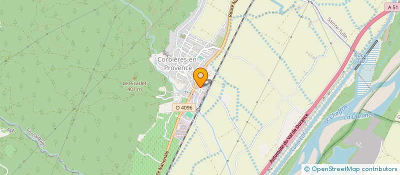 localisation de l'entreprise OCEAN DE SOURIIRES à CORBIERES-EN-PROVENCE
