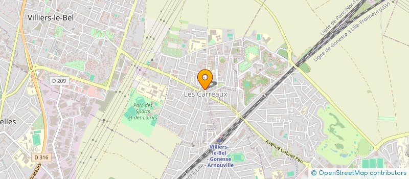 localisation de l'entreprise OCEAN EXOTIQUE  VILLIERS-LE-BEL