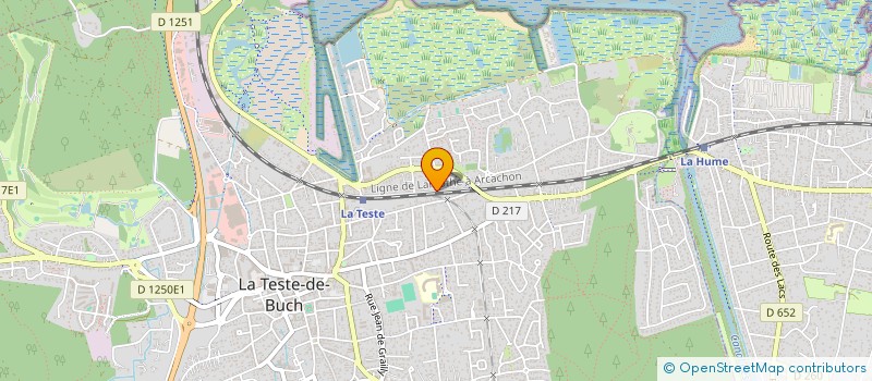 localisation de l'entreprise OCEAN FOOD à LA TESTE-DE-BUCH