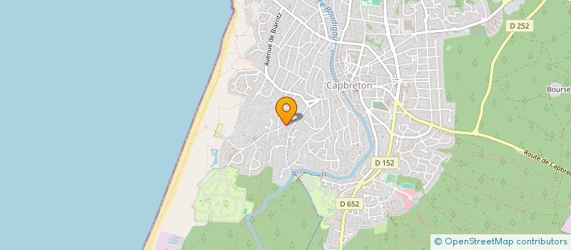 localisation de l'entreprise OCEAN GARDEN  CAPBRETON