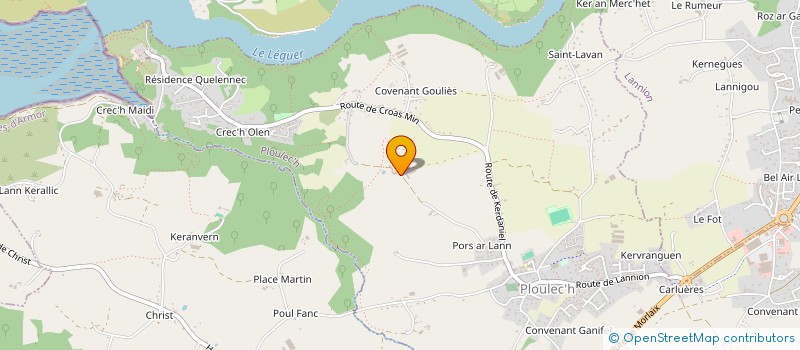 localisation de l'entreprise OCEAN INDIEN  ROSPEZ