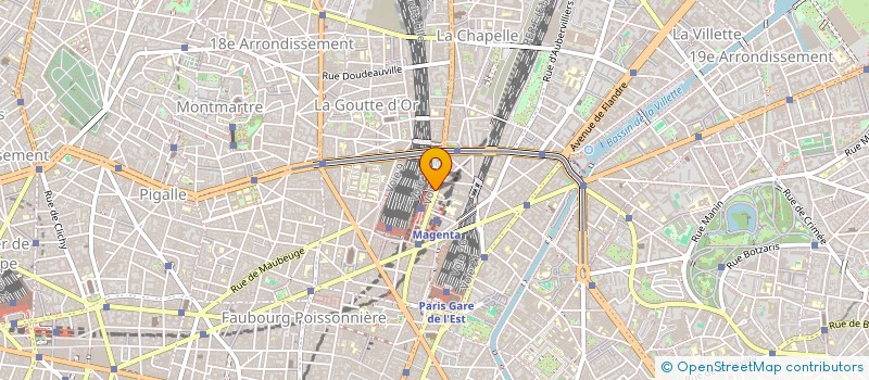 localisation de l'entreprise OCEAN INDIEN  PARIS