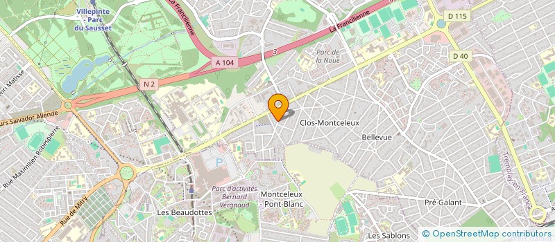 localisation de l'entreprise OCEAN INDIEN CONSULTING  VILLEPINTE