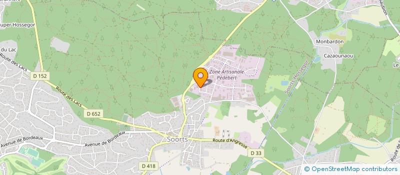 localisation de l'entreprise OCEAN INSTINCT  SOORTS-HOSSEGOR