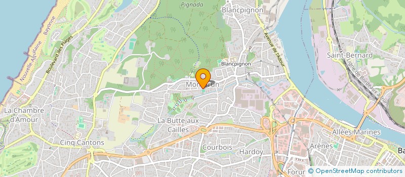 localisation de l'entreprise OCEAN INTEGRATION  ANGLET